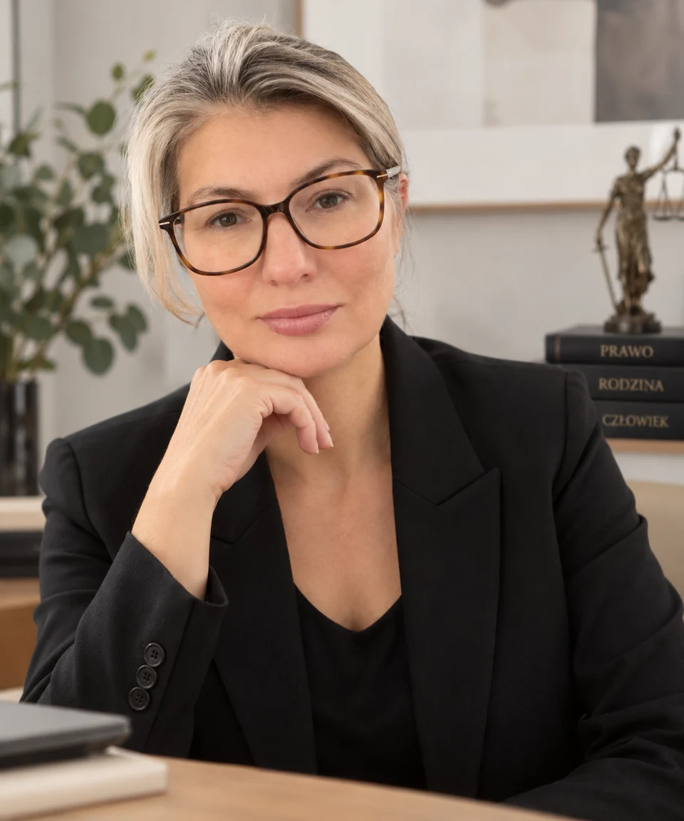 Adwokat Małgorzata Kotarska w kancelarii w Gdańsku